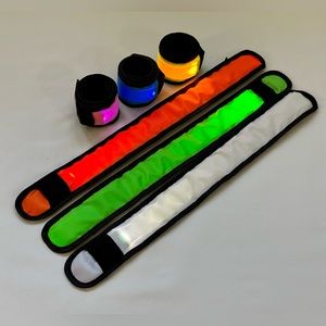 LED Slap Bracelets - Safety Bracelet for Walking and Jogging - Concert Gear